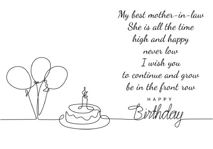 Mother-In-Law Birthday Wishes