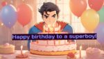 Happy birthday wishes to a superboy, Birthday to superman