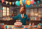 happy birthday from a horse